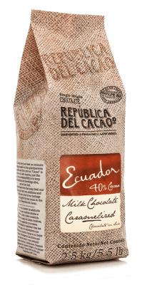 ECUADOR MILK 40%, CARAMELIZED (REPÚBLICA DEL CACAO) RDC 2,5 KILO