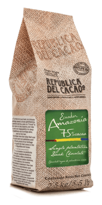 ECUADOR AMAZONIA 75% (REPÚBLICA DEL CACAO) 2,5 KILO