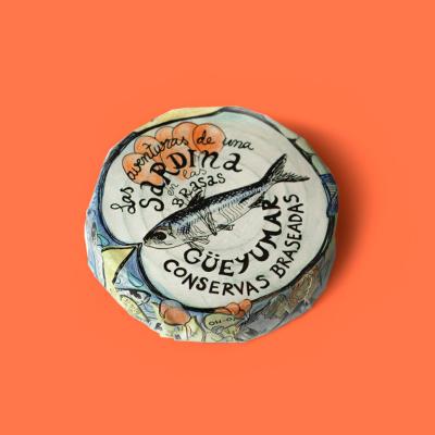 GEGRILDE SARDINES IN OLIJFOLIE, GÜEYU MAR 150 GRAM