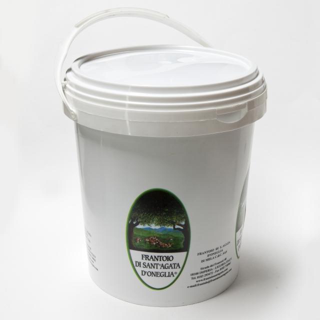 Taggiasche olijven ontpit emmer 6,2 kg