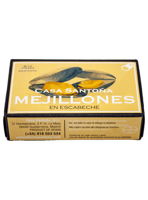 MOSSELEN ESCABECHE 4/6 CASA SANTONA 111 GRAM