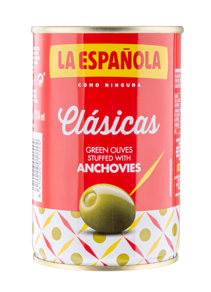 GROENE ANCHOA OLIJVEN TRIPACK MINI-BAR 8 X 3 STUKS